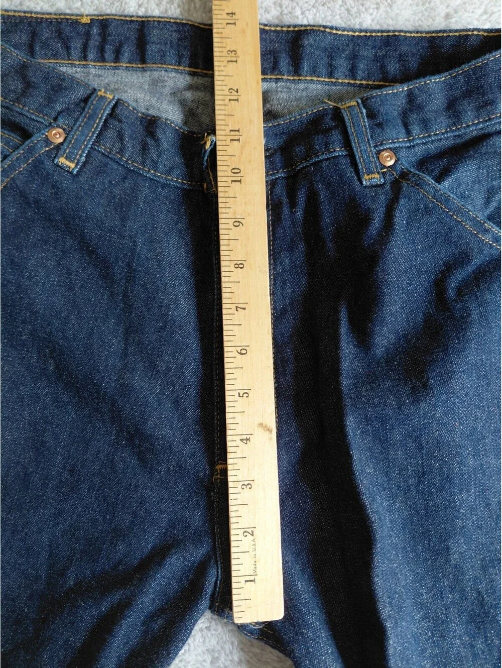 Vtg Polo Ralph Lauren Jeans Mens 30x30 Y2K Blue Relaxed C-5 Carpenter